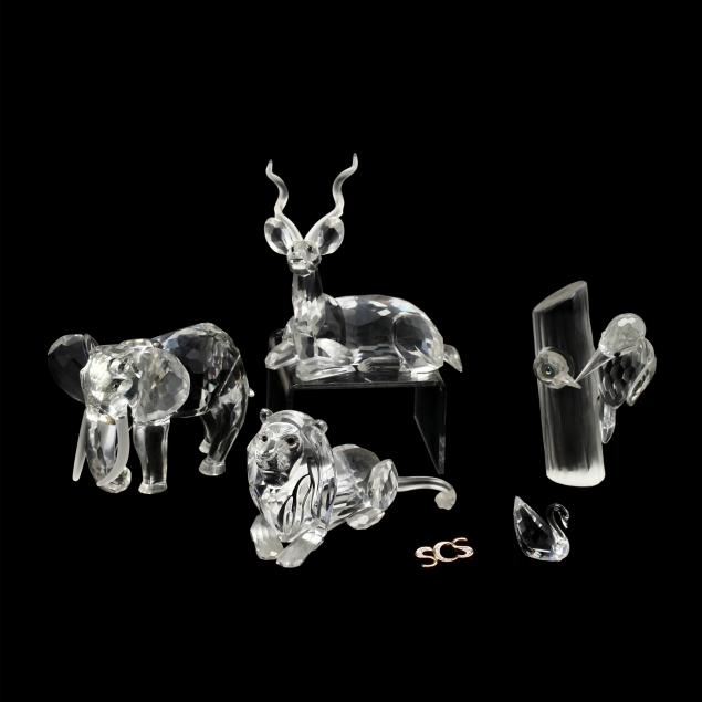 swarovski-group-of-animals-and-pin