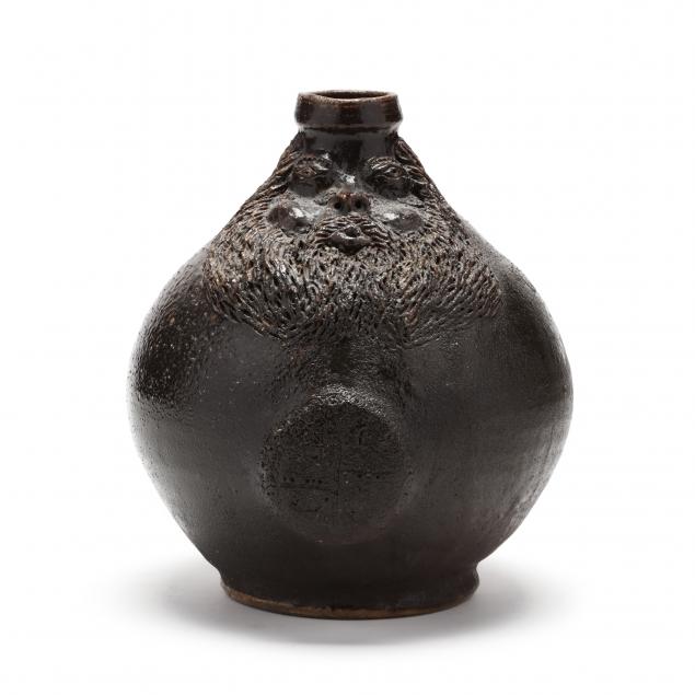 nc-folk-pottery-billy-ray-hussey-bellarmine-style-jug