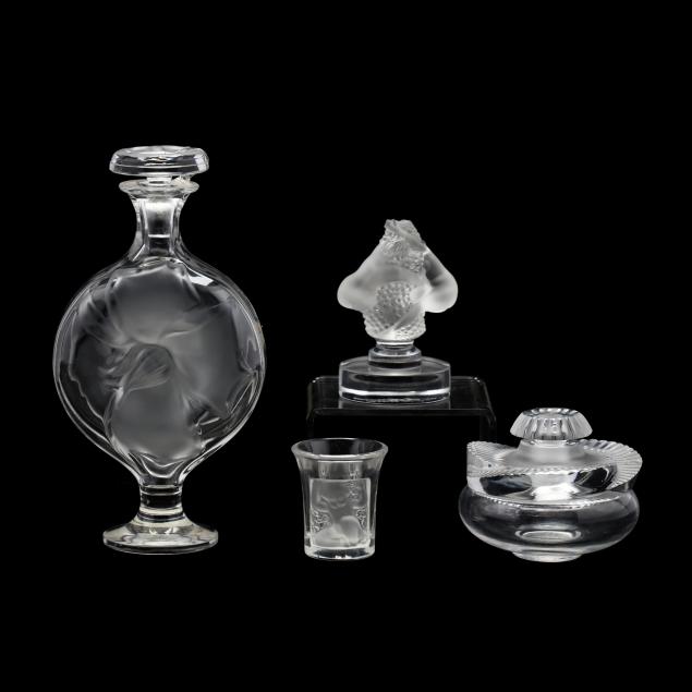 lalique-four-crystal-objects