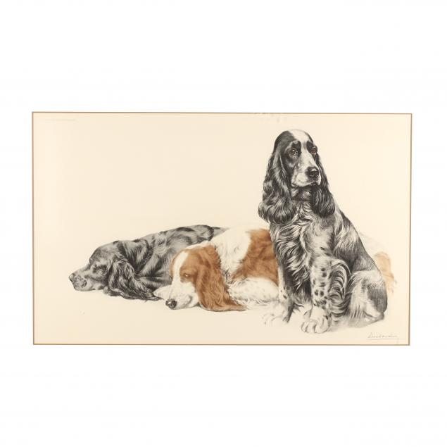 leon-danchin-french-1887-1939-i-three-spaniels-i