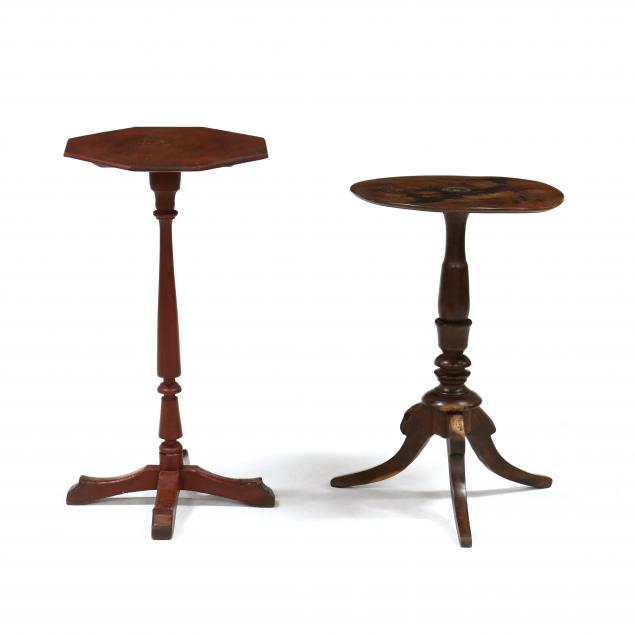 two-antique-candlestands