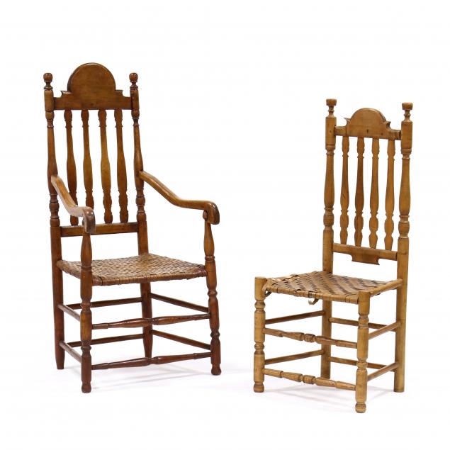 two-antique-american-banister-back-chairs