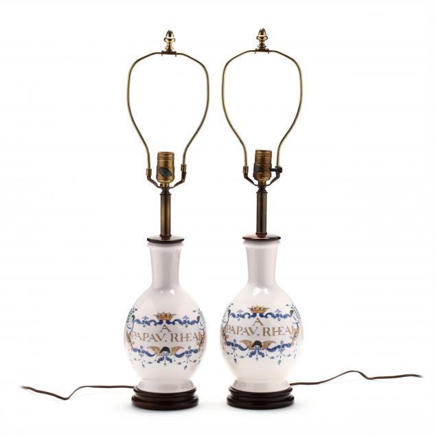 knob-creek-pair-of-faience-pottery-table-lamps
