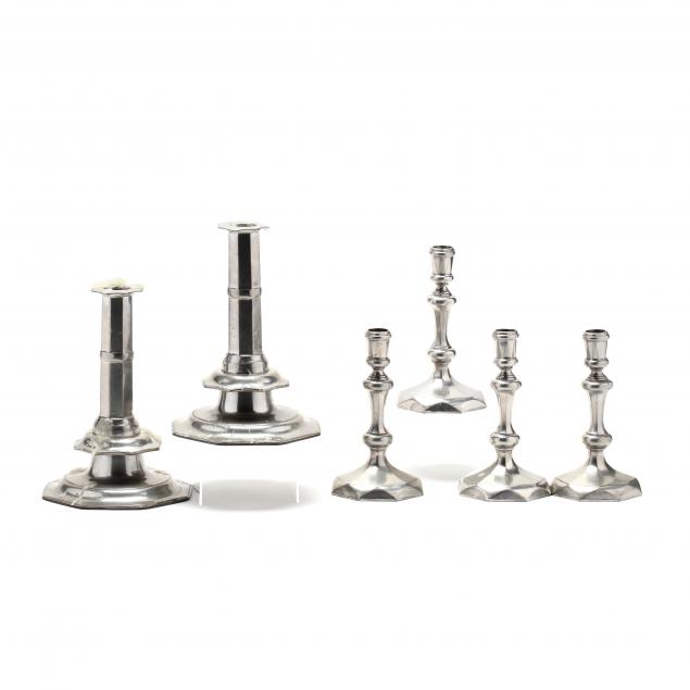 stieff-three-pair-of-pewter-candlesticks-for-williamsburg-restoration