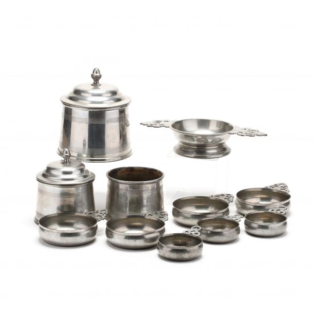 stieff-eleven-pieces-of-pewter-for-williamsburg-restoration