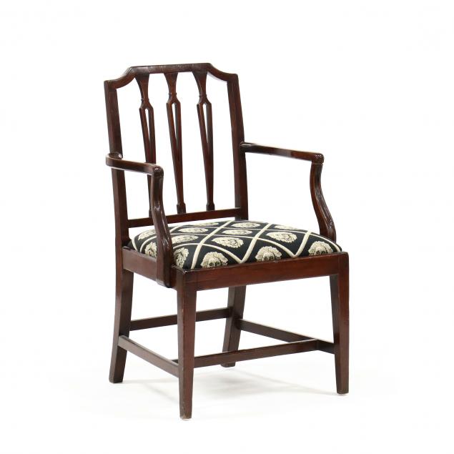 hepplewhite-style-mahogany-armchair