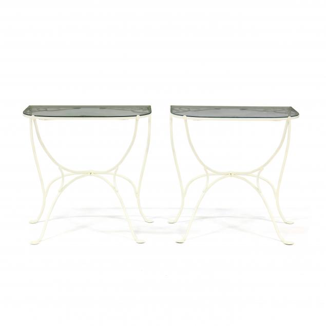 pair-of-iron-and-glass-demilune-tables