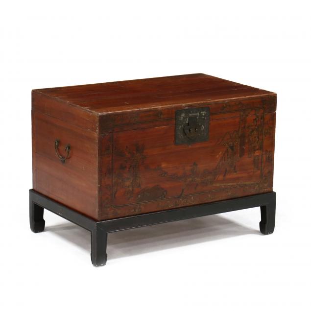 chinese-decorative-trunk-on-stand
