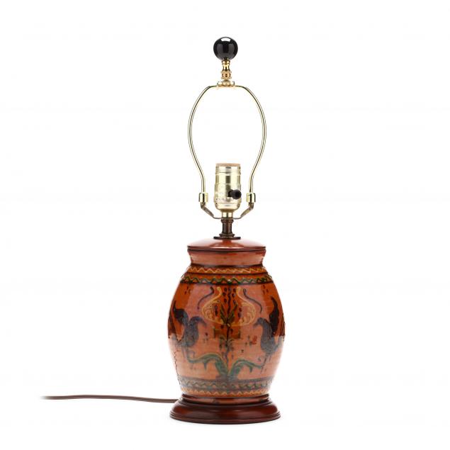 oh-pottery-greg-shooner-decorated-table-lamp