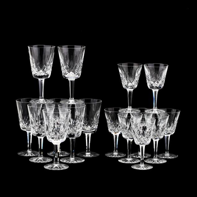 waterford-lismore-crystal-stemware