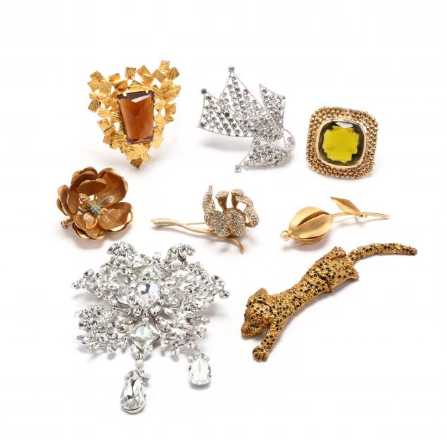 collection-of-eight-fashion-brooches