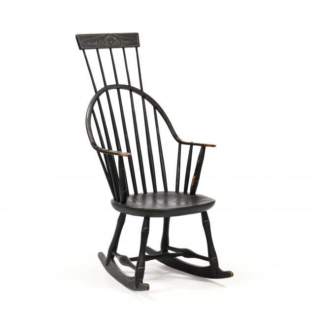 antique-american-comb-back-rocking-chair