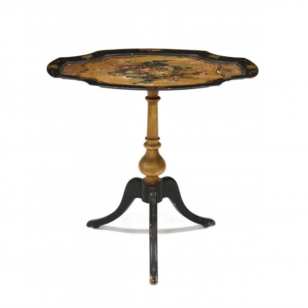 painted-tilt-top-table