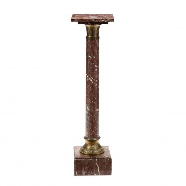 brass-and-marble-column