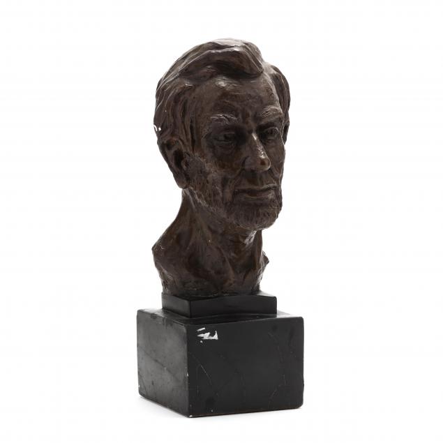 bronze-tone-bust-of-abraham-lincoln