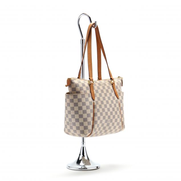 Louis Vuitton Damier Azur Totally MM Tote Bag Shoulder with Zipper 88l –  Bagriculture