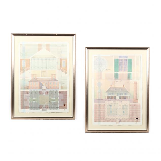 david-keith-braly-al-two-large-architectural-watercolors