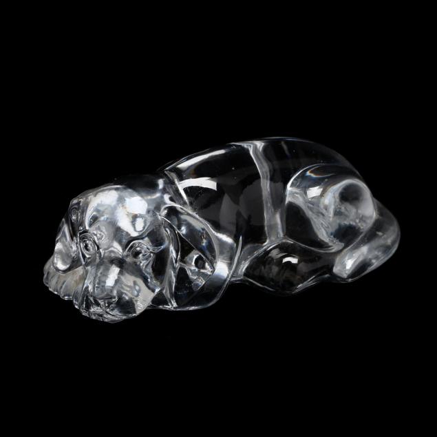 crystal-paperweight-in-the-form-of-a-sleeping-dog