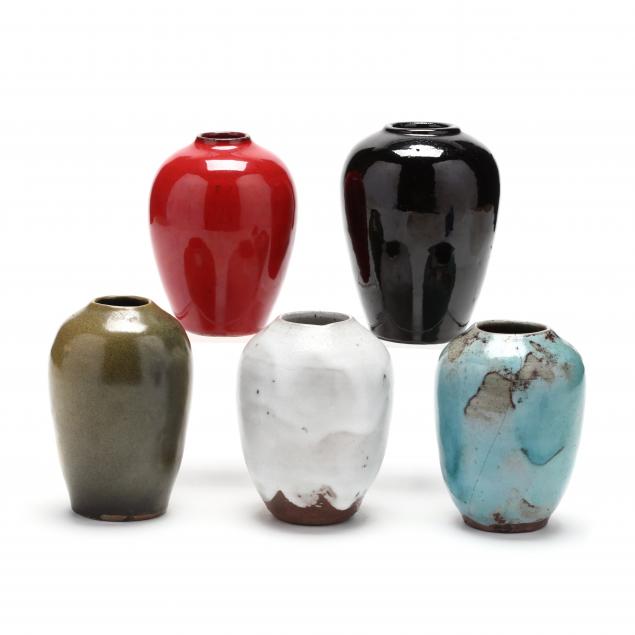 nc-pottery-jugtown-and-ben-owen-iii-cabinet-vases