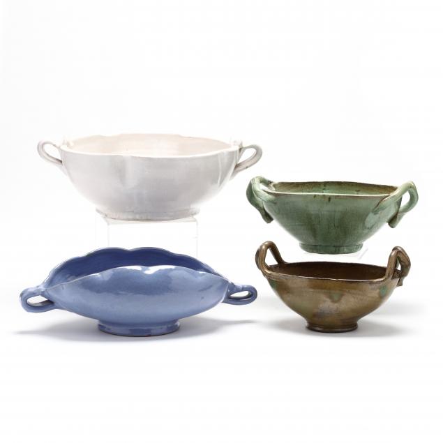 nc-pottery-att-to-ar-cole-pottery-four-pieces-of-pottery
