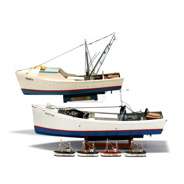 steven-carroll-lewis-nc-1954-2018-two-model-boats-i-katie-p-i-and-i-miss-b-i