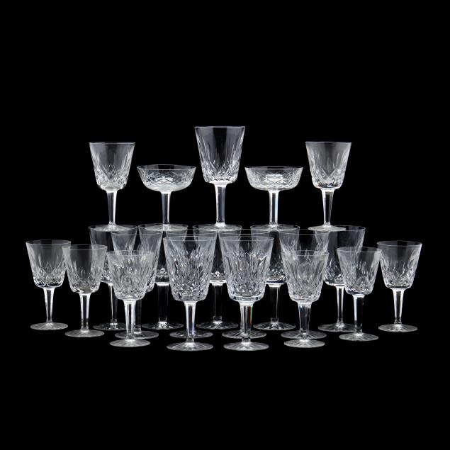 waterford-22-pieces-of-i-lismore-i-stemware