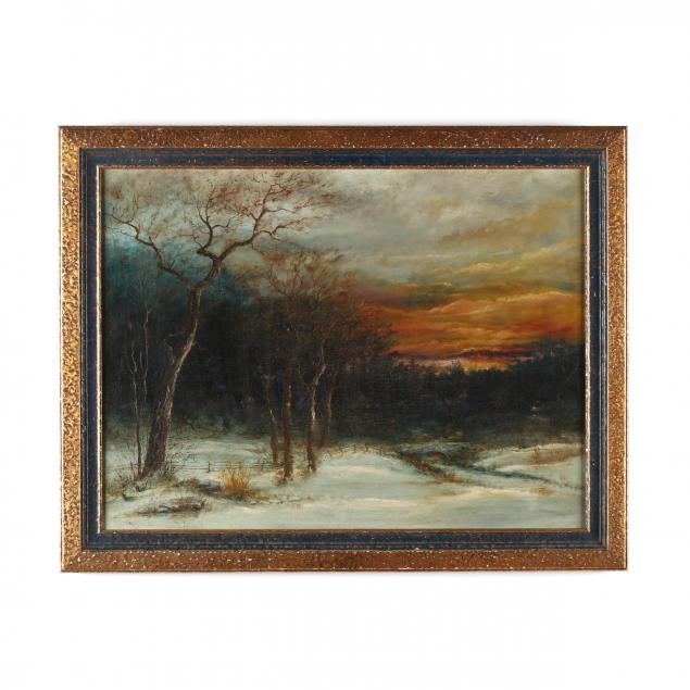 an-antique-sunset-winter-landscape-painting
