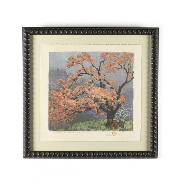 offset-lithograph-after-gustave-baumann-s-i-spring-blossoms-i