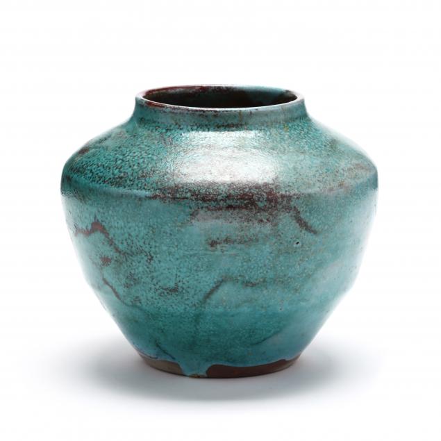 nc-pottery-jugtown-chinese-blue-shoulder-vase