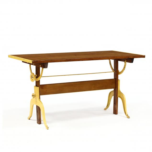a-lietz-co-mid-century-industrial-architect-s-table