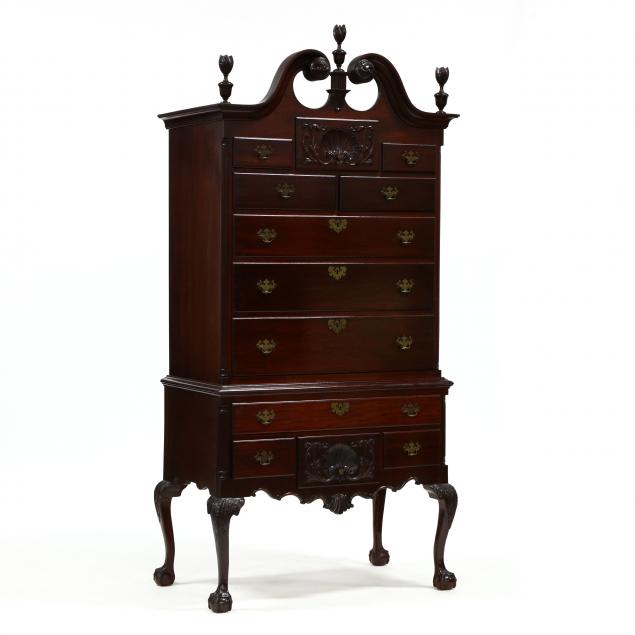 bench-made-chippendale-style-mahogany-highboy