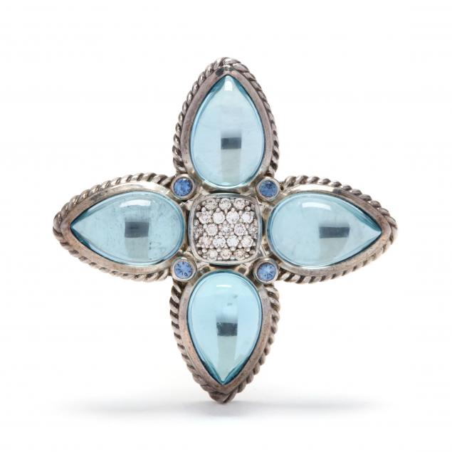 sterling-silver-topaz-and-diamond-pendant-david-yurman
