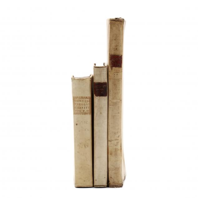 three-eighteenth-century-italian-theological-works-bound-in-vellum