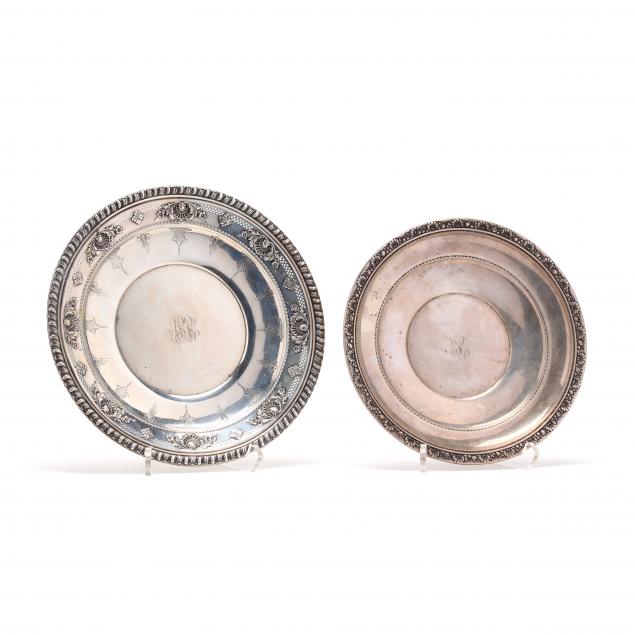 two-sterling-silver-cake-plates