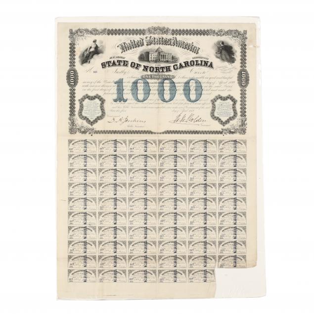 reconstruction-era-state-of-north-carolina-1000-railroad-bond