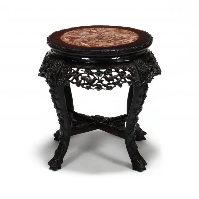 antique-chinese-marble-top-low-table