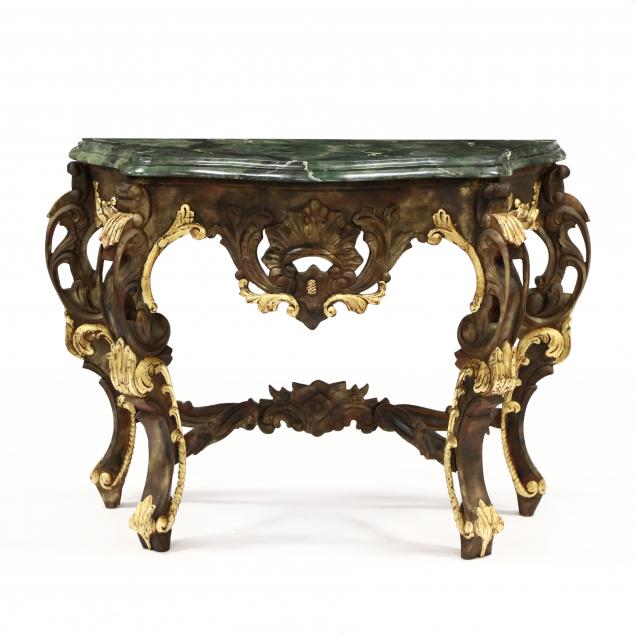 continental-carved-and-painted-console-table