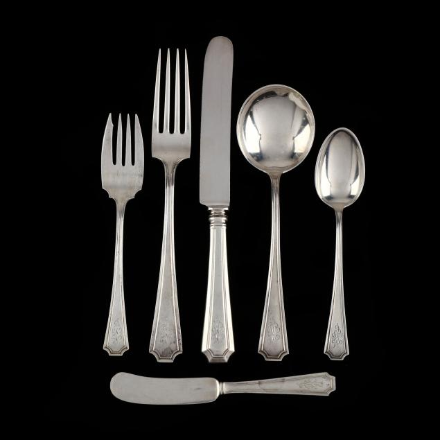 At Auction: Whiting Sterling Silver Louis XV Flatware