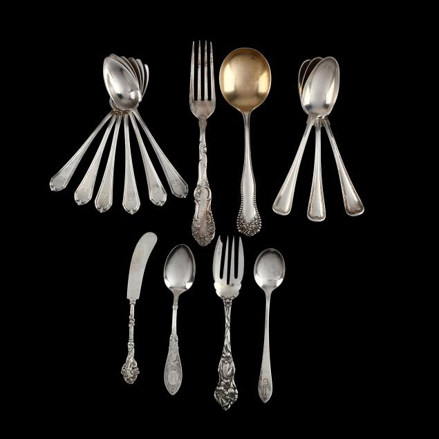 assorted-sterling-silver-flatware