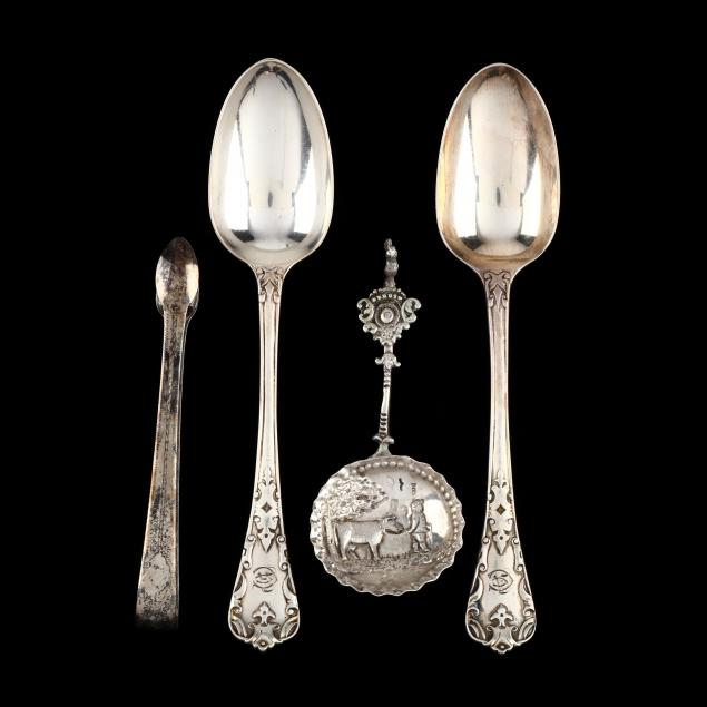four-english-continental-silver-servers