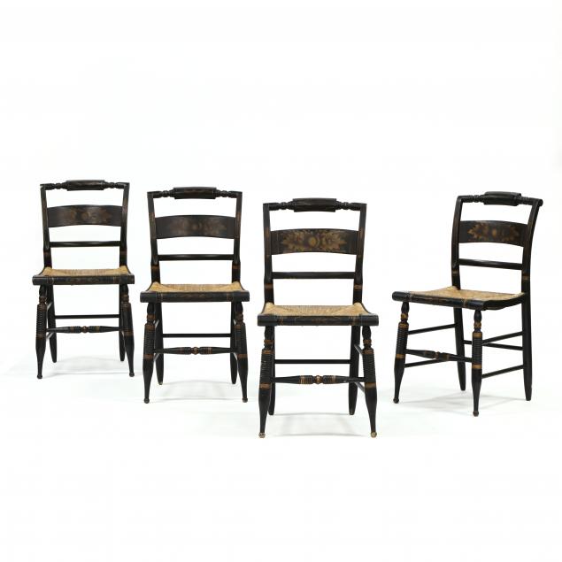 l-hitchcock-set-of-four-stenciled-side-chairs