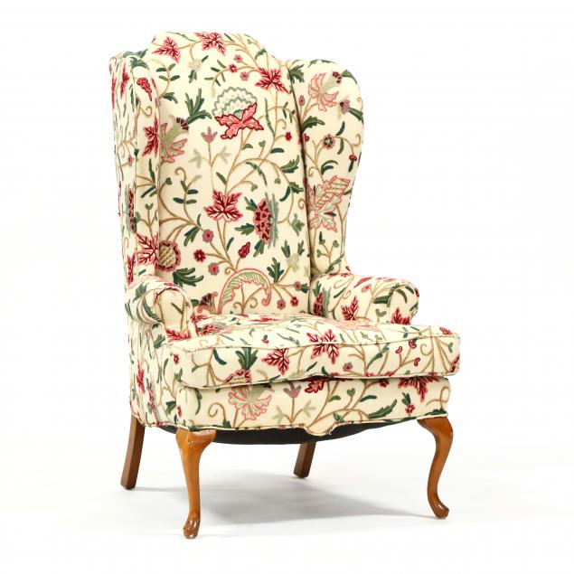 vintage-upholstered-crewelwork-easy-chair