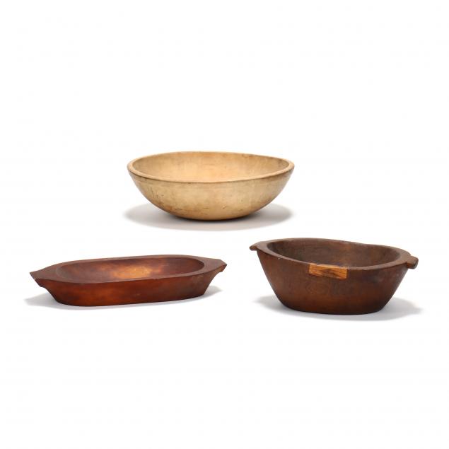 three-vintage-wood-bowls