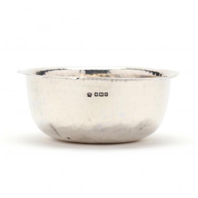 an-edwardian-silver-bowl-with-hammered-surface