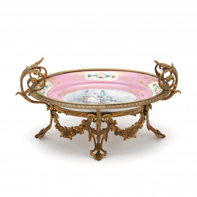 sevres-style-ormolu-mounted-porcelain-dish