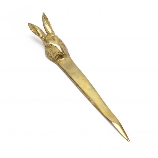 brass-rabbit-letter-opener