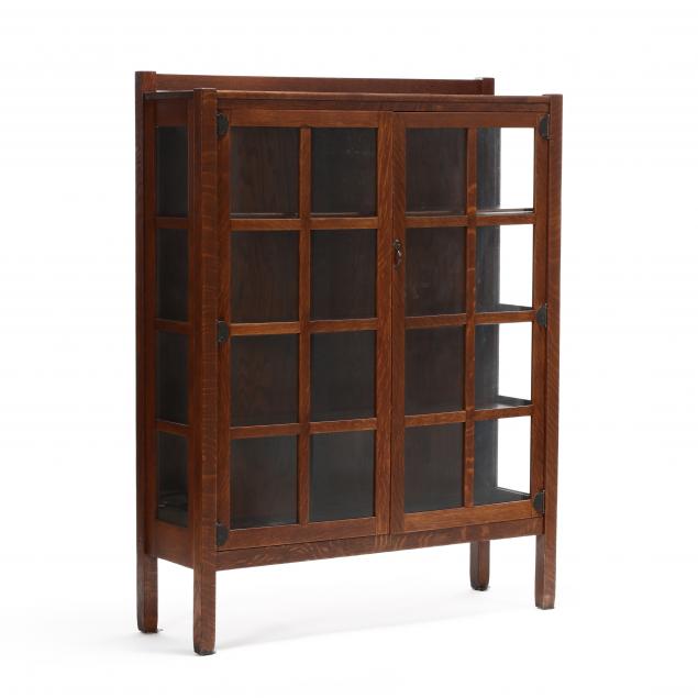 stickley-brothers-mission-oak-china-cabinet