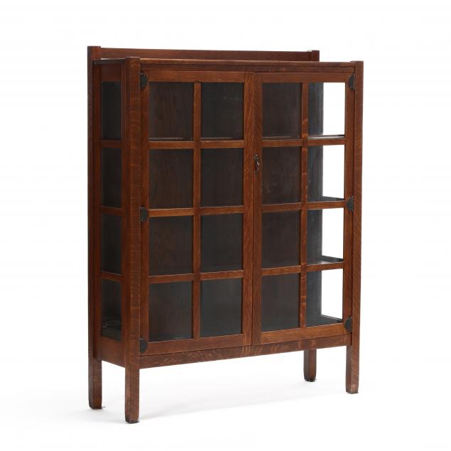 Mission oak best sale china cabinet