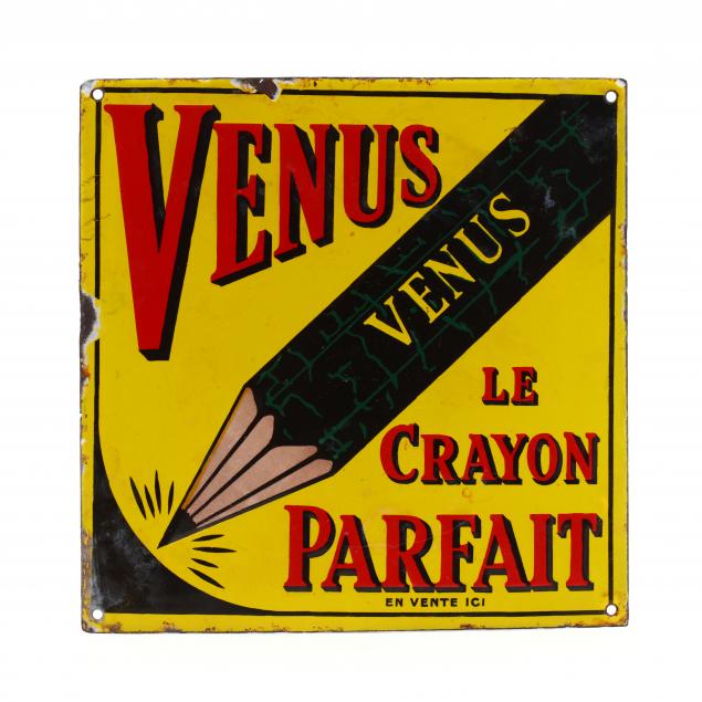 vintage-french-enamel-pencil-advertising-sign