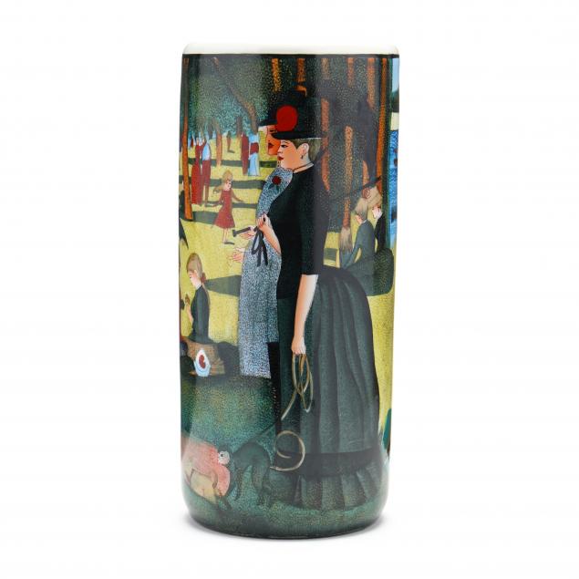 umbrella-stand-decorated-with-a-seurat-park-scene